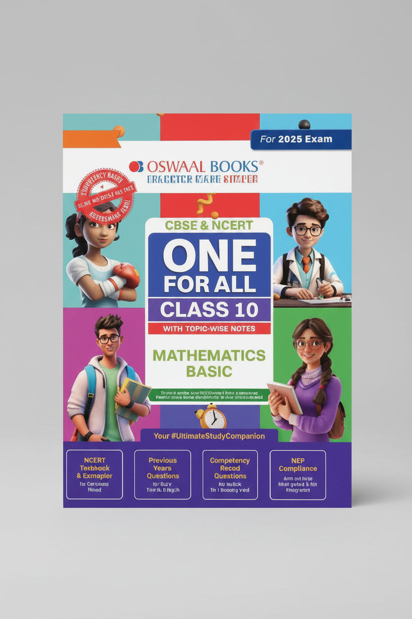 Oswaal  Mathematics Basic One For All Class 10 with Topicwise Notes for 2025 Exam
