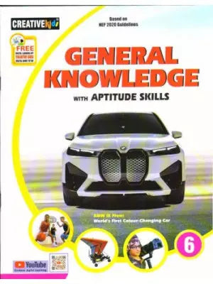 Cordova Creativekids General Knowledge With Aptitude Skills Class-6