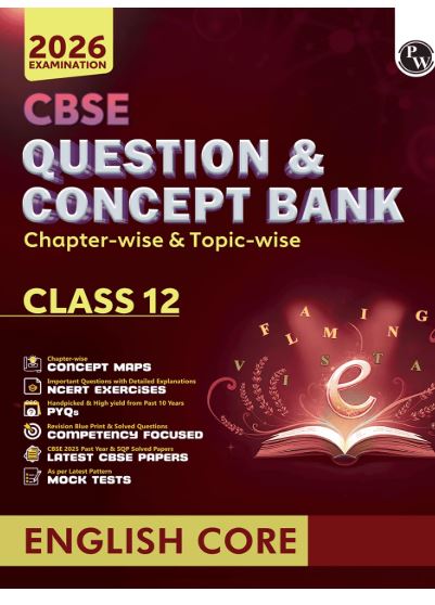 PW cbse  chapterwise Question bank English core class 12