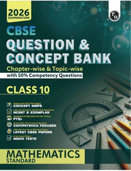 PW cbse chapterwise Question bank Mathematics class 10
