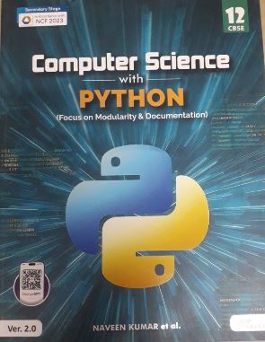 Orange Computer Science With Python Ver 2.0 class 12