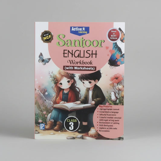 Laxmi Santoor English Workbook (with worksheets) class 3