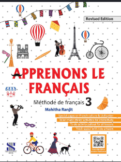 New Saraswati  Apprenons Le Francais French Textbook 3