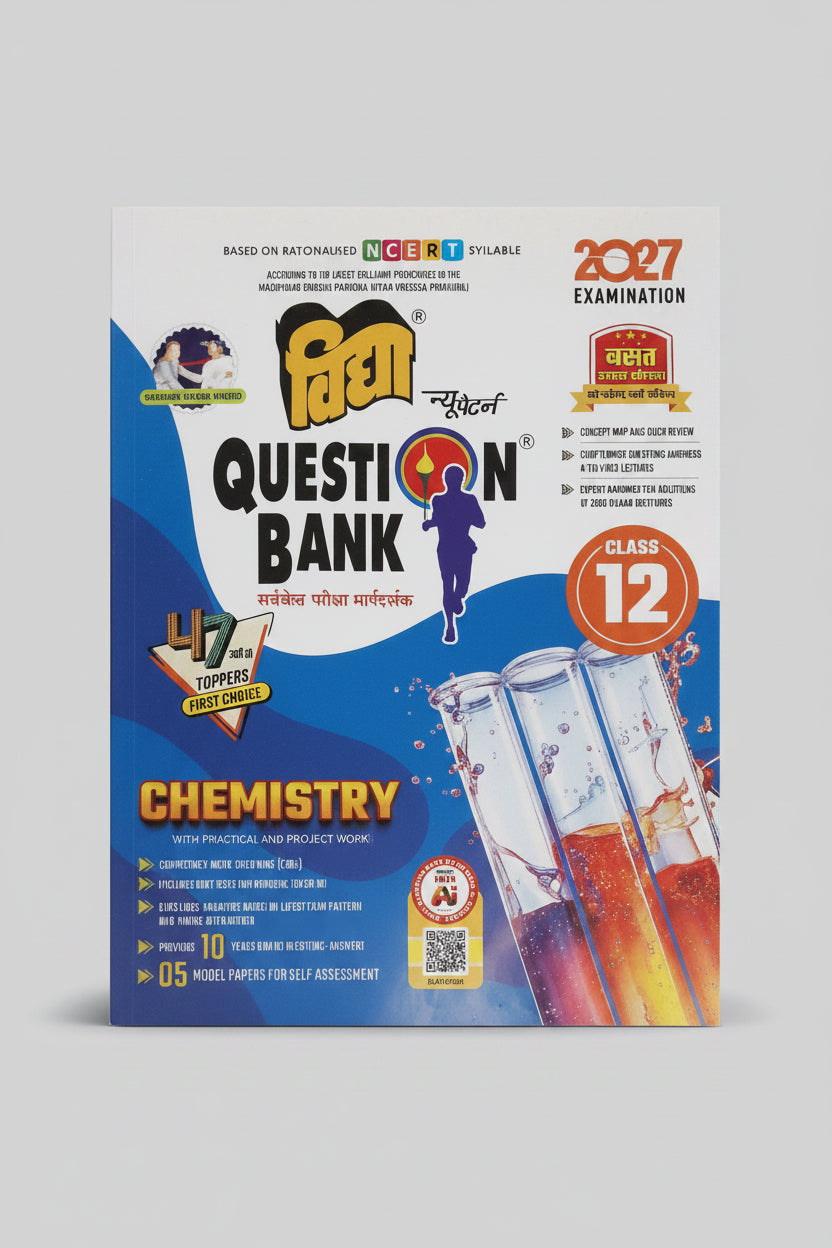 Vidya Question Bank Chemistry Class 12 UP Board Exam 2027