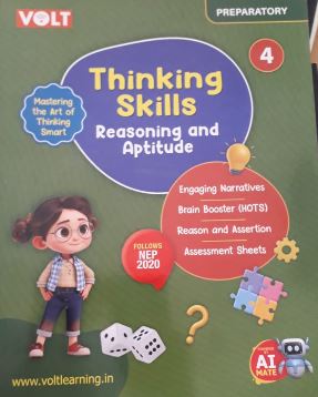 Volt Thinking Skills Reasoning and Aptitude class 4