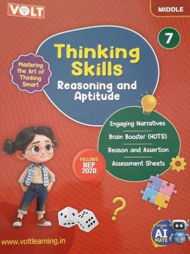 Volt Thinking Skills Reasoning and Aptitude class 7